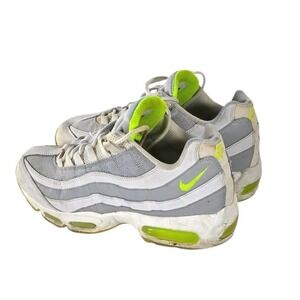 Nike Air Max 95 Mens Athletic Shoes Size 9 White Volt 609048 138